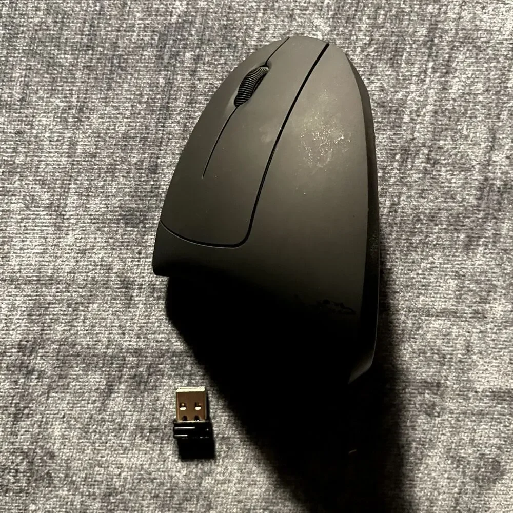 Anker 2.4G Wireless Vertical Ergonomic Optical Mouse 1600DPI 5-Button Laptop PC